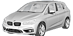 BMW F45 P06DA Fault Code